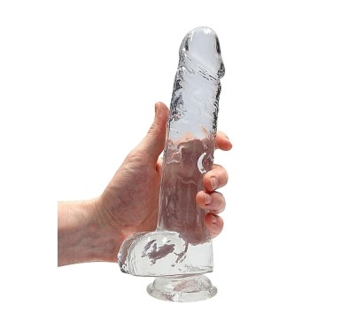 Duży wodoodporny penis dildo mocna przyssawka 25cm